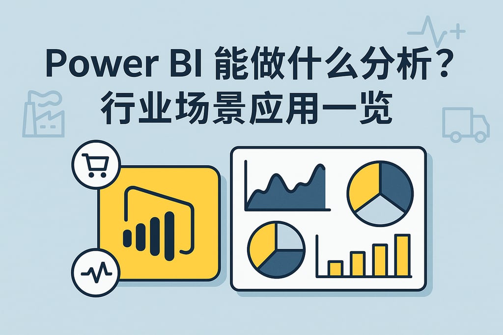 Power BI能做什么分析？行业场景应用一览